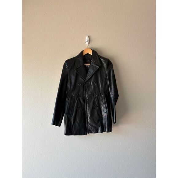 wilson's leather double breasted leather jacket - Picture 1 of 10